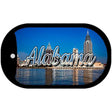 Alabama City Skyline Novelty Metal Dog Tag Necklace DT-11583