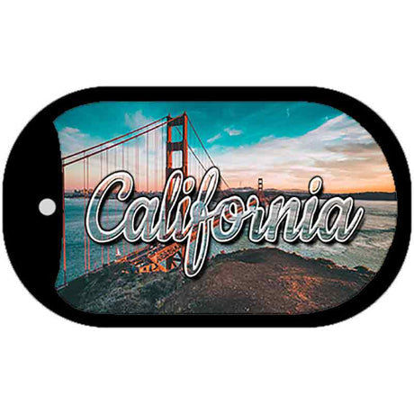 California Golden Gate Bridge Novelty Metal Dog Tag Necklace DT-11587