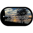 Delaware River Sunset Novelty Metal Dog Tag Necklace DT-11591