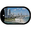 Florida White Sand Beach Novelty Metal Dog Tag Necklace DT-11592