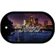 Iowa Bridge City Lights Novelty Metal Dog Tag Necklace DT-11599