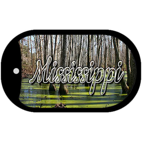 Mississippi Swamp Novelty Metal Dog Tag Necklace DT-11610