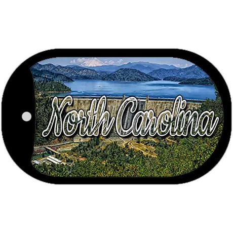 North Carolina Dam Novelty Metal Dog Tag Necklace DT-11621