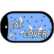 Cat Lover Novelty Metal Dog Tag Necklace DT-1162