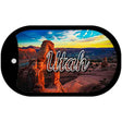 Utah Canyon Arch Novelty Metal Dog Tag Necklace DT-11634