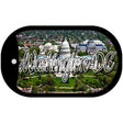 Washington DC White House Novelty Metal Dog Tag Necklace DT-11638