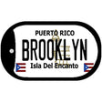 Brooklyn Puerto Rico Novelty Metal Dog Tag Necklace DT-11642