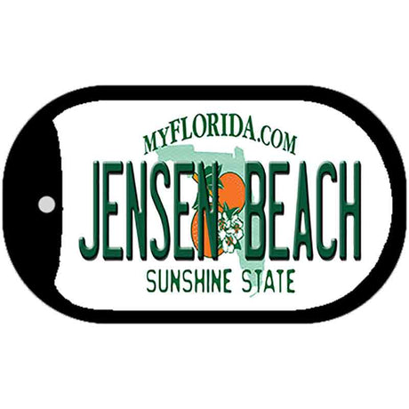 Jensen Beach Florida Novelty Dog Tag Necklace DT-11691