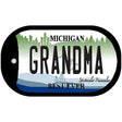 Grandma Michigan Novelty Metal Dog Tag Necklace DT-11694