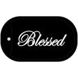 Blessed Novelty Metal Dog Tag Necklace DT-11703