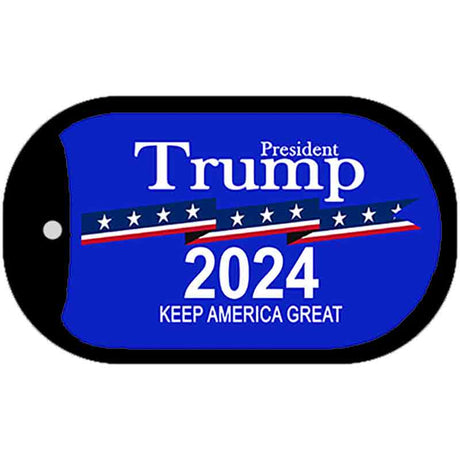 President Trump 2024 Novelty Metal Dog Tag Necklace DT-11710