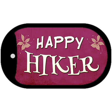 Happy Hiker Novelty Metal Dog Tag Necklace DT-11737