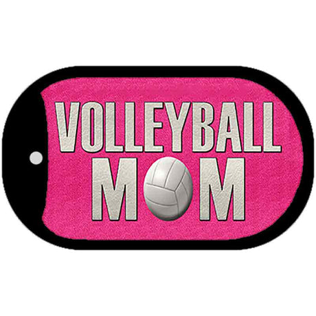 Volleyball Mom Novelty Metal Dog Tag Necklace DT-1173