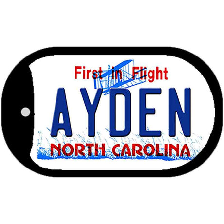 Ayden North Carolina State Novelty Metal Dog Tag Necklace DT-11744