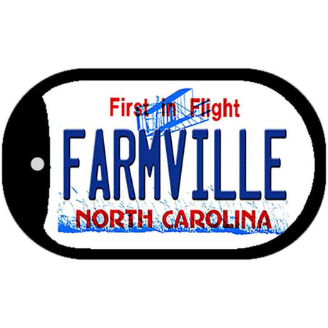 Farmville North Carolina State Novelty Metal Dog Tag Necklace DT-11746