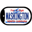 Washington North Carolina State Novelty Metal Dog Tag Necklace DT-11747