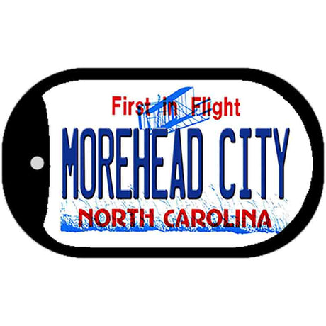 Morehead City North Carolina State Novelty Metal Dog Tag Necklace DT-11748