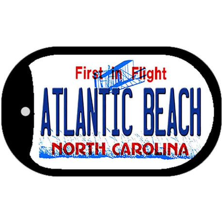 Atlantic Beach North Carolina State Novelty Metal Dog Tag Necklace DT-11749