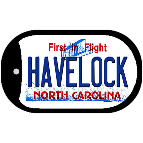 Havelock North Carolina State Novelty Metal Dog Tag Necklace DT-11750