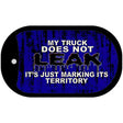 Truck Doesnt Leak Novelty Metal Dog Tag Necklace DT-11758