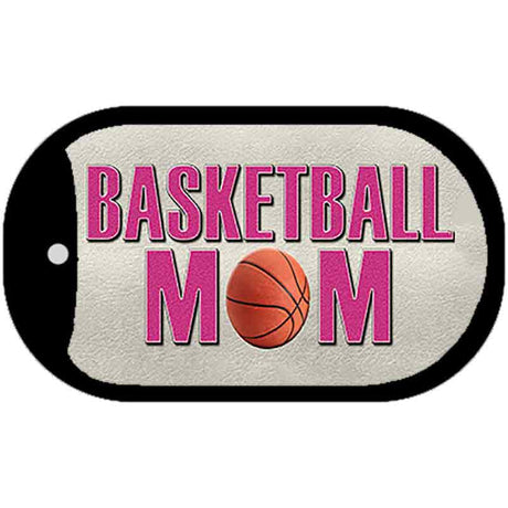 Basketball Mom Novelty Metal Dog Tag Necklace DT-1175