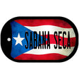 Sabana Seca Puerto Rico State Flag Novelty Metal Dog Tag Necklace DT-11760