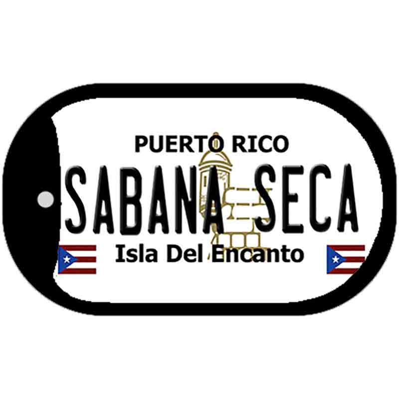 Sabana Seca Puerto Rico Novelty Metal Dog Tag Necklace DT-11761