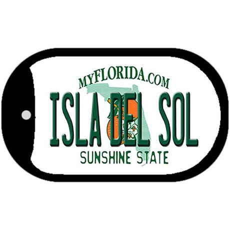 Isla Del Sol Florida Novelty Metal Dog Tag Necklace DT-11769