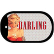 Darling Vintage Pinup Novelty Metal Dog Tag Necklace DT-11779