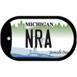 Michigan NRA Novelty Metal Dog Tag Necklace DT-11782