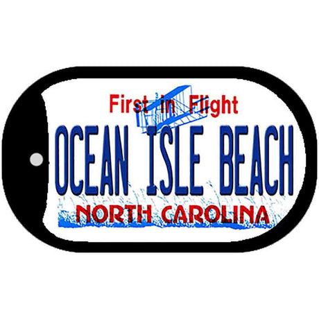 Ocean Isle Beach North Carolina Novelty Metal Dog Tag Necklace DT-11797