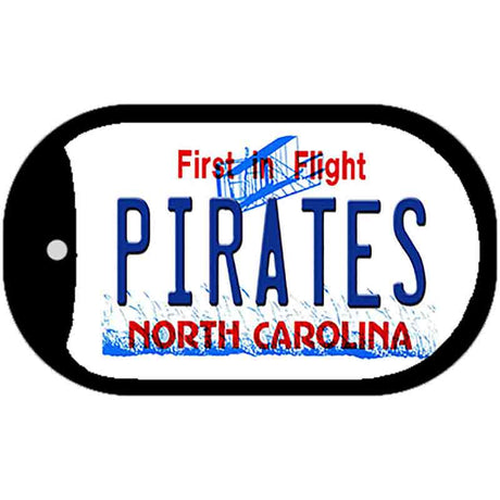 Pirates North Carolina Novelty Metal Dog Tag Necklace DT-11827