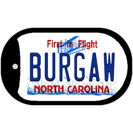 Burgaw North Carolina Novelty Metal Dog Tag Necklace DT-11831