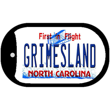 Grimesland North Carolina Novelty Metal Dog Tag Necklace DT-11839