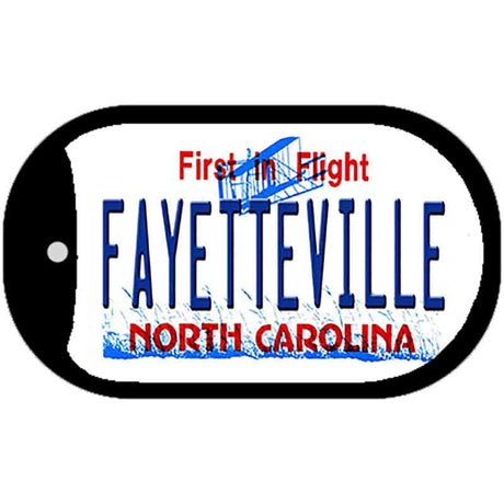 Fayetteville North Carolina Novelty Metal Dog Tag Necklace DT-11841