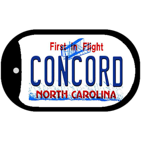 Concord North Carolina Novelty Metal Dog Tag Necklace DT-11842