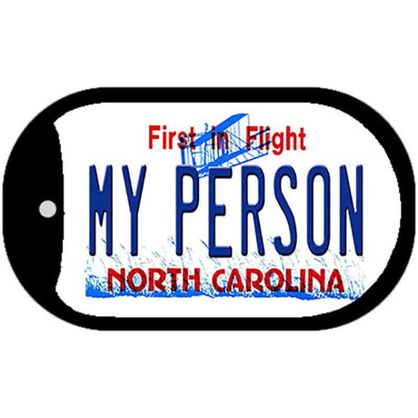 My Person North Carolina Novelty Metal Dog Tag Necklace DT-11846