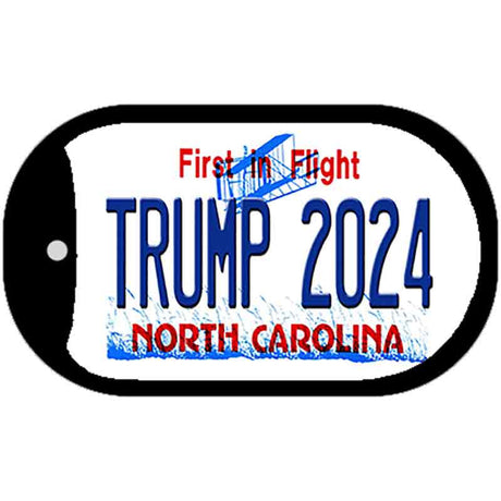 Trump 2024 North Carolina Novelty Metal Dog Tag Necklace DT-11847