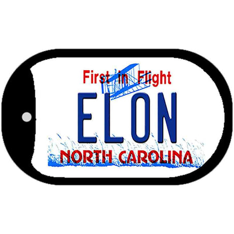 Elon North Carolina Novelty Metal Dog Tag Necklace DT-11851