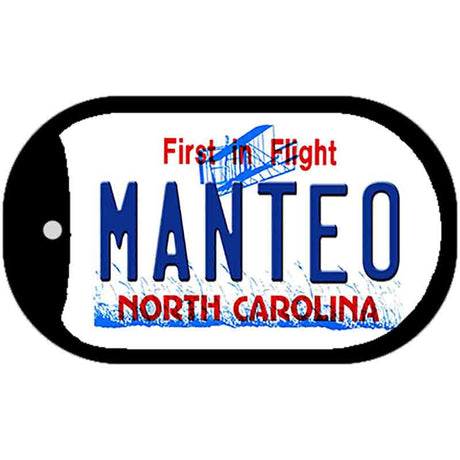 Manteo North Carolina Novelty Metal Dog Tag Necklace DT-11853