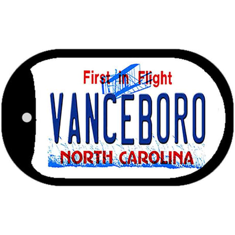 Vanceboro North Carolina Novelty Metal Dog Tag Necklace DT-11855