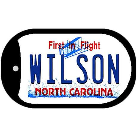 Wilson North Carolina Novelty Metal Dog Tag Necklace DT-11857