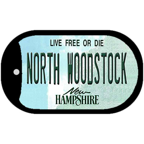 North Woodstock New Hampshire Novelty Metal Dog Tag Necklace DT-11864