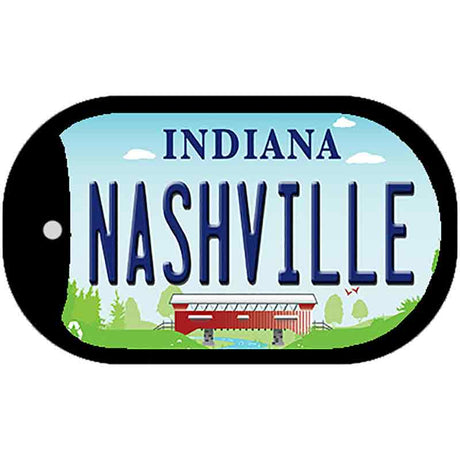 Indiana Nashville Novelty Metal Dog Tag Necklace DT-11876