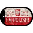 Im Polish Novelty Metal Dog Tag Necklace DT-11878