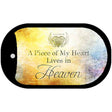 Lives In Heaven Novelty Metal Dog Tag Necklace DT-11883