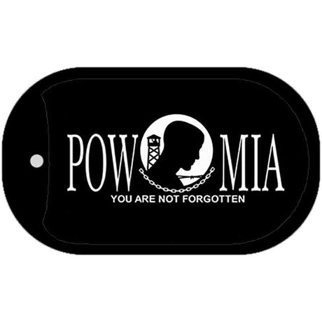 POW MIA Not Forgotten Novelty Metal Dog Tag Necklace DT-118