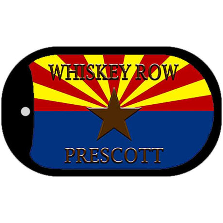 Whiskey Row Prescott Arizona Novelty Metal Dog Tag Necklace DT-11920