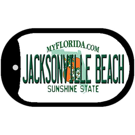 Florida Jacksonville Beach Novelty Metal Dog Tag Necklace DT-11926