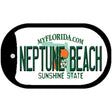 Florida Neptune Beach Novelty Metal Dog Tag Necklace DT-11927